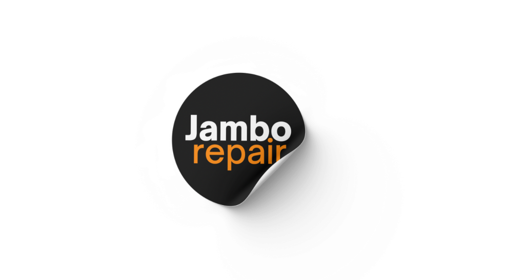Jamborepair Logo Sticker. Handy Reparaturwerkstatt in Bremen