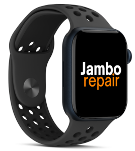 Apple Watch mit Jamborepair Logo